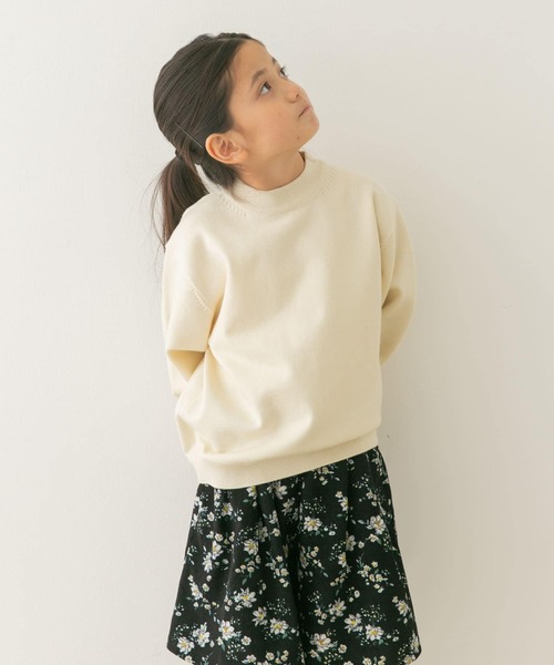 URBAN RESEARCH DOORS（アーバンリサーチドアーズ）の「『親子リンク』『UR TECH 200日ニット』プルオーバー(KIDS)（ニット/セーター・キッズ・オフホワイト/ブルー・105/120/135）」の7枚目の写真