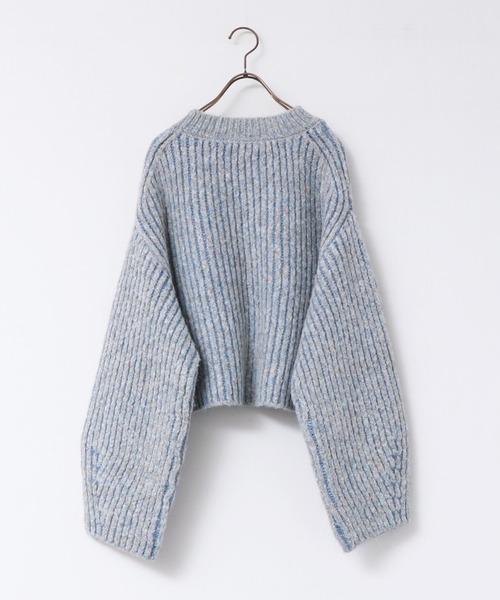 hunch（ハンチ）の「【WEB限定/別注】ジャガードショートニット（ニット/セーター・レディース・ブルー系その他/グレー系その他/ピンク系その他・FREE）」の19枚目の写真