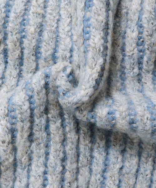 hunch（ハンチ）の「【WEB限定/別注】ジャガードショートニット（ニット/セーター・レディース・ブルー系その他/グレー系その他/ピンク系その他・FREE）」の21枚目の写真