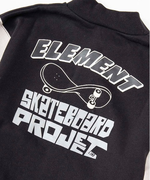 【セール】ELEMENT キッズ STADIUM YOUTH スウェットジャケット 【2024年秋冬モデル】/エレメントキッズバックプリントスタジャン風スウェット（スウェット）｜ELEMENT（エレメント）