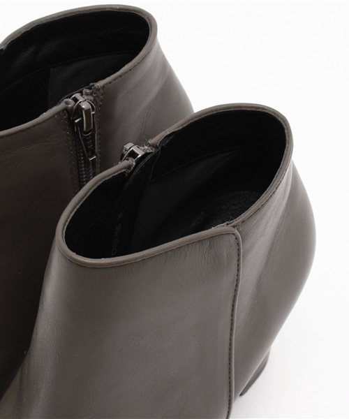 CIAOPANIC（チャオパニック）の「【Ciaopanic】　サイドZIPブーティー（ブーツ・レディース・ブラック/カーキ・38/36/37）」の7枚目の写真