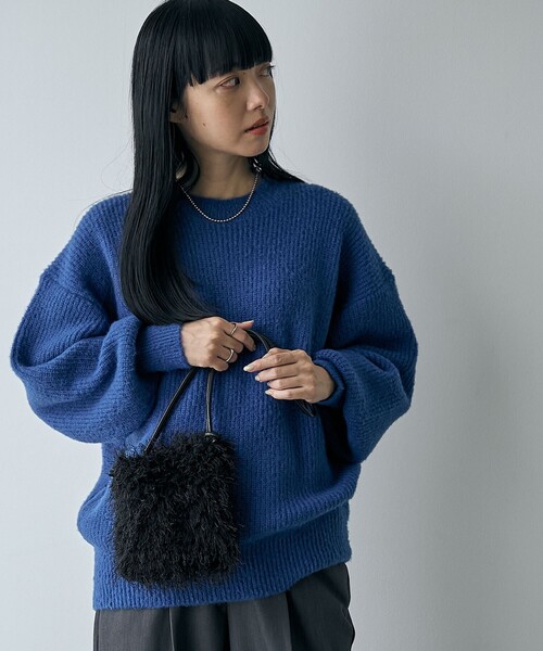 coen（コーエン）の「フェイクファーミニポシェット（ショルダーバッグ・レディース・ライム/ブラック/モカ・FREE）」の5枚目の写真