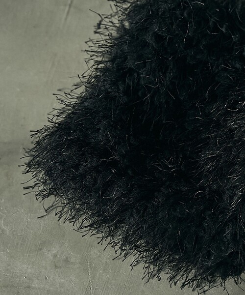 coen（コーエン）の「フェイクファーミニポシェット（ショルダーバッグ・レディース・ライム/ブラック/モカ・FREE）」の7枚目の写真