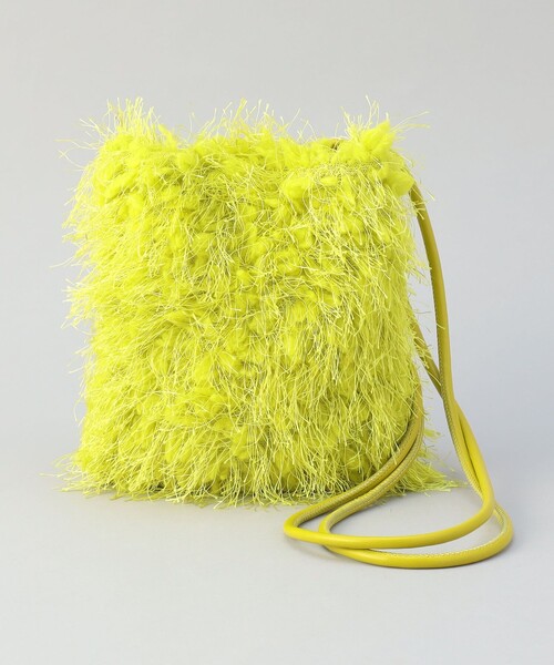 coen（コーエン）の「フェイクファーミニポシェット（ショルダーバッグ・レディース・ライム/ブラック/モカ・FREE）」の18枚目の写真