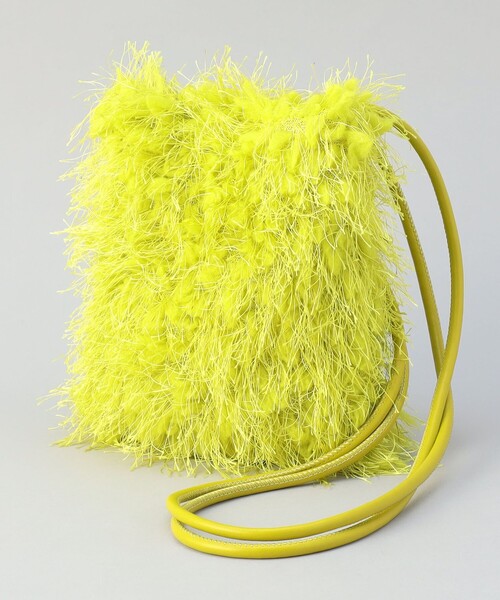 coen（コーエン）の「フェイクファーミニポシェット（ショルダーバッグ・レディース・ライム/ブラック/モカ・FREE）」の19枚目の写真