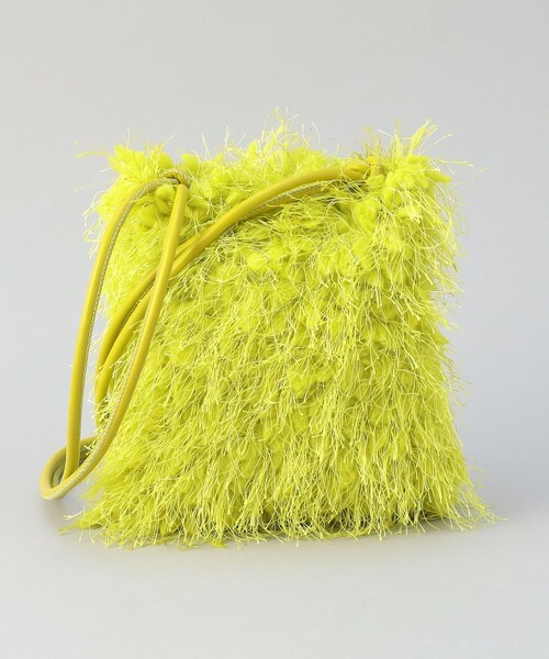 coen（コーエン）の「フェイクファーミニポシェット（ショルダーバッグ・レディース・ライム/ブラック/モカ・FREE）」の20枚目の写真