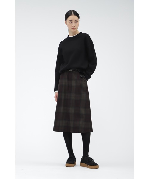 MARGARET HOWELL(マーガレットハウエル)の「COTTON WOOL JERSEY(スウェット・レディース・ベージュ系その他3/ブラック・2)」の3枚目の写真