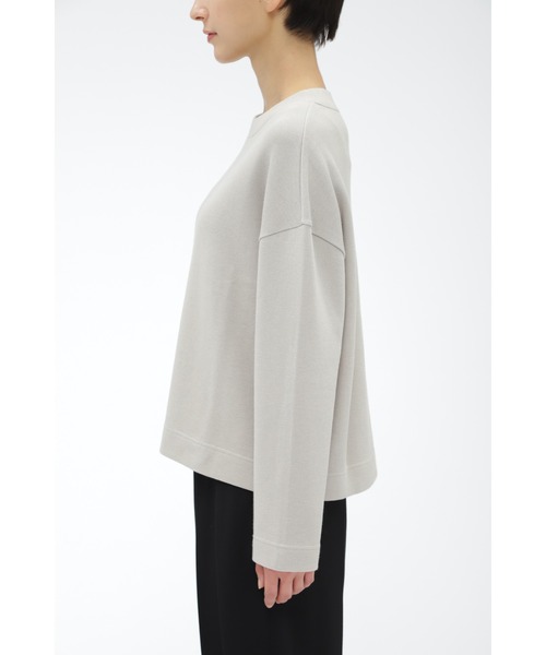 MARGARET HOWELL(マーガレットハウエル)の「COTTON WOOL JERSEY(スウェット・レディース・ベージュ系その他3/ブラック・2)」の7枚目の写真