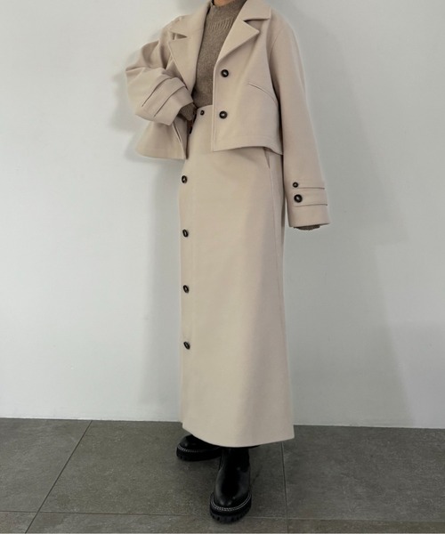 wool touch many way separate coat（その他アウター
