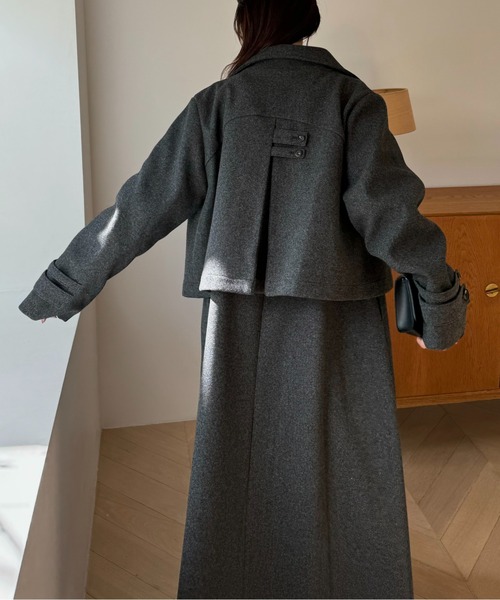 wool touch many way separate coat／ウィルフリー wool touch many way separate coat（その他アウター
