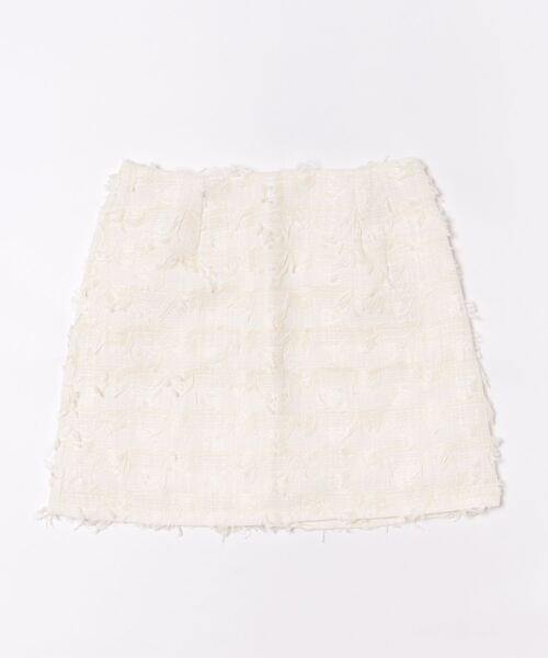 frunco（フランコ）の「フリンジ台形ミニスカート（スカート・レディース・ブラック/ホワイト/ピンク・MEDIUM）」の5枚目の写真