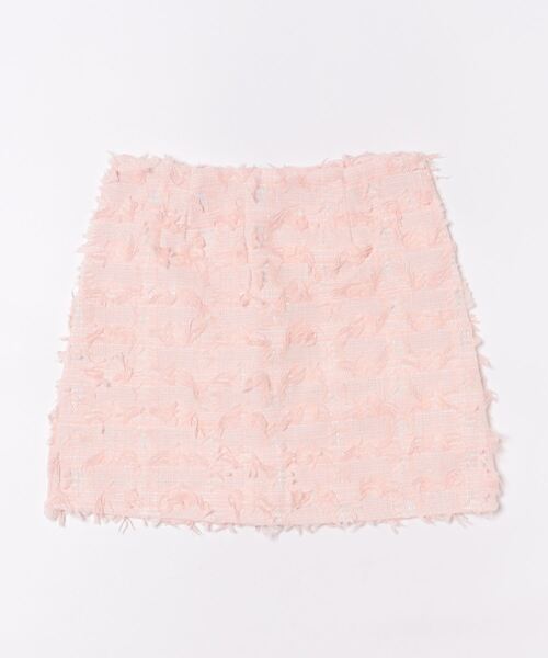 frunco（フランコ）の「フリンジ台形ミニスカート（スカート・レディース・ブラック/ホワイト/ピンク・MEDIUM）」の6枚目の写真