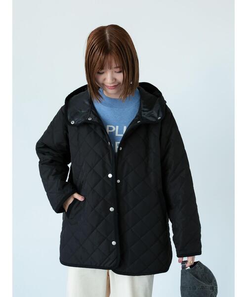 Lugnoncure（ルノンキュール）の「フード付キルトミドルコート（その他