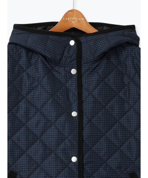 Lugnoncure（ルノンキュール）の「フード付キルトミドルコート（その他アウター・レディース・カーキ/ブラック/オフホワイト/ネイビー・F）」の21枚目の写真