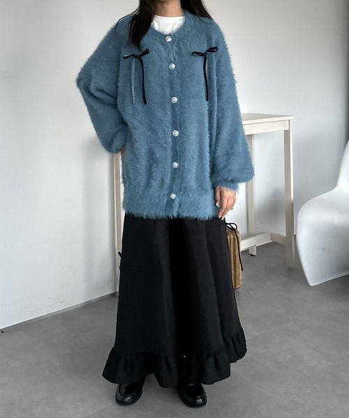 2サイズ展開】アソートダブルリボンフリルスカート（スカート