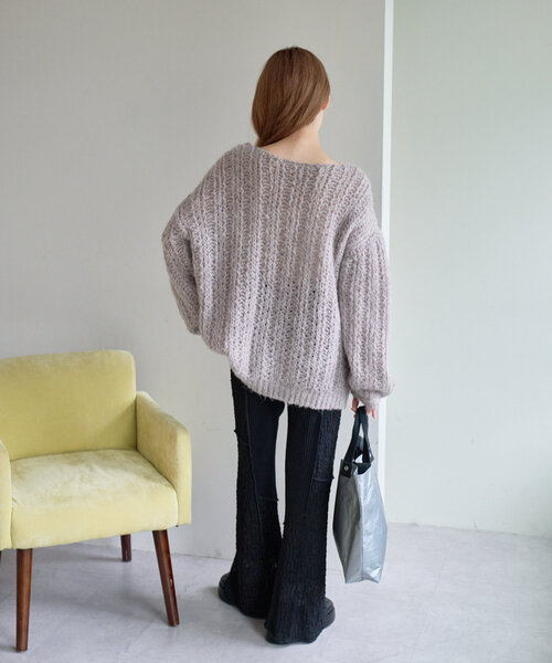 Kastane（カスタネ）の「パッチワークレギンス（その他パンツ・レディース・ブラック/アイボリー・FREE）」の12枚目の写真