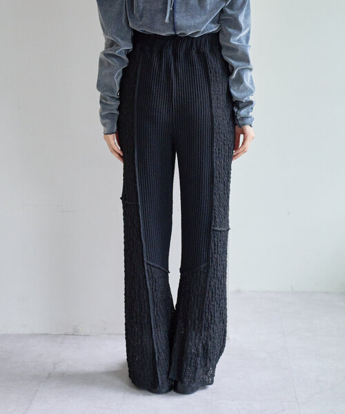 Kastane（カスタネ）の「パッチワークレギンス（その他パンツ・レディース・ブラック/アイボリー・FREE）」の15枚目の写真