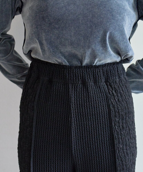 Kastane（カスタネ）の「パッチワークレギンス（その他パンツ・レディース・ブラック/アイボリー・FREE）」の16枚目の写真