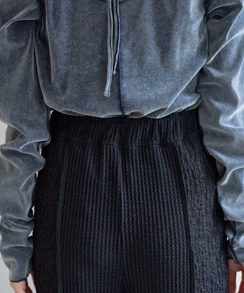 Kastane（カスタネ）の「パッチワークレギンス（その他パンツ・レディース・ブラック/アイボリー・FREE）」の17枚目の写真