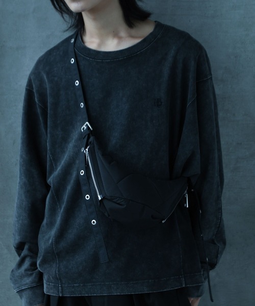 HARE(ハレ)の「パテッドナイロンBAG(HARE)(ショルダーバッグ・メンズ・ブラック・FREE)」の12枚目の写真