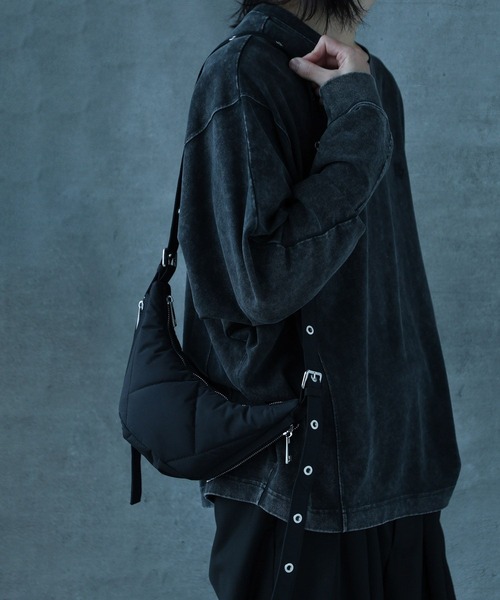 HARE(ハレ)の「パテッドナイロンBAG(HARE)(ショルダーバッグ・メンズ・ブラック・FREE)」の14枚目の写真