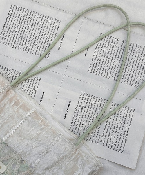 aimoha（アイモハ）の「レース刺繍ポケットトートバッグ（トートバッグ・レディース・ピンク系その他/ベージュ/ピンク系その他2/グリーン・FREE）」の21枚目の写真