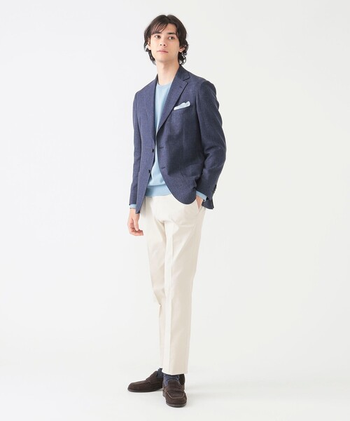 セール】サマーツイード ソリッド 3ボタン ジャケット 25SS（S