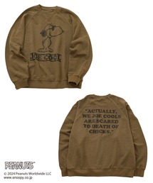 GLAZOS | 【大人向けサイズあり】【PEANUTS】ジョークール ラグラントレーナー(スウェット)