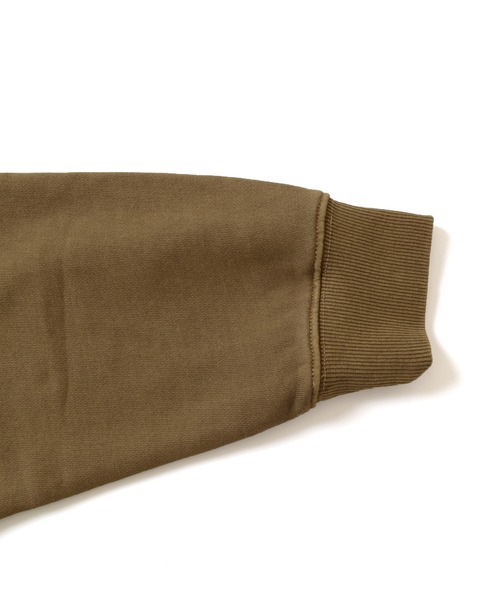 GLAZOS（グラソス）の「【大人向けサイズあり】【PEANUTS】ジョークール ラグラントレーナー（スウェット・キッズ・ブラウン/レッド/ベージュ・M/S/LL/L）」の7枚目の写真