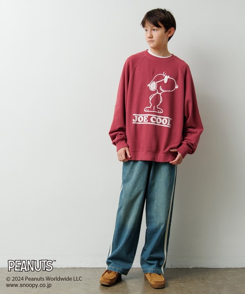 PEANUTS SPORTSWEAR ラグランスウェット PEANUTS SPORTSWEAR ラグランスウェット