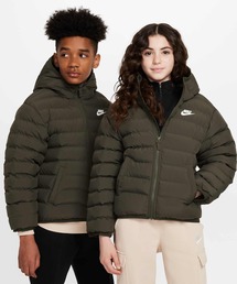 ナイキ スポーツウェア ライトウェイト シンセティック フィル ジュニア ルーズ フーデッド ジャケット / Nike Sportswear Lightweight Synthetic Fill Big Kids' Loose Hooded Jacket FD2845-325 Cargo Khaki