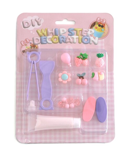 allolun.(オールオルン)の「オールオルン DIY ホイップステップデコレーション(おもちゃ・キッズ・サックスブルー/ピンク/イエロー・FREE)」の1枚目の写真