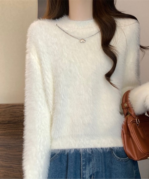 シャギーニットプルオーバー（ニット/セーター）｜AMAJI（アマジ）