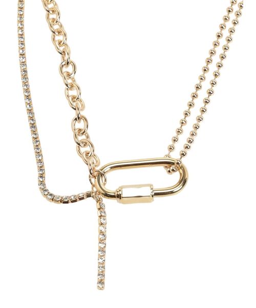 jouetie（ジュエティ）の「レイヤードチェーンネックレス（ネックレス・レディース・シルバー/ゴールド・FREE）」の8枚目の写真