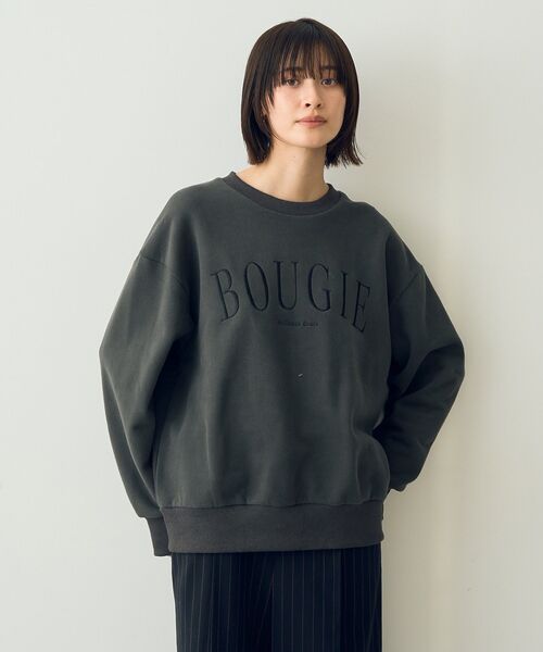 【セール】裏起毛刺繍ロゴスウェット（スウェット）｜YECCA VECCA（イェッカヴェッカ）