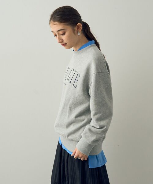 【セール】裏起毛刺繍ロゴスウェット（スウェット）｜YECCA VECCA（イェッカヴェッカ）
