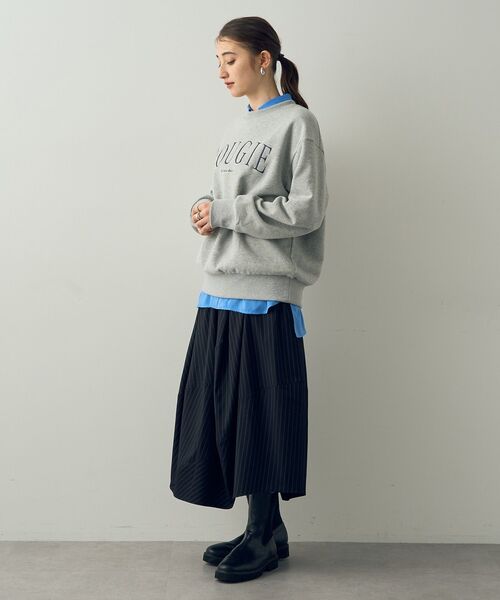【セール】裏起毛刺繍ロゴスウェット（スウェット）｜YECCA VECCA（イェッカヴェッカ）
