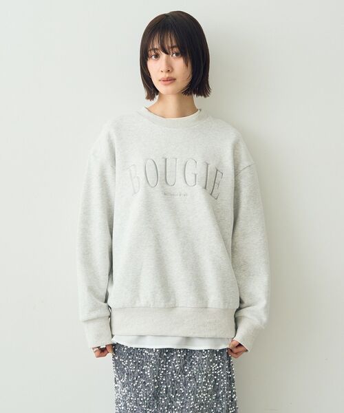 【セール】裏起毛刺繍ロゴスウェット（スウェット）｜YECCA VECCA（イェッカヴェッカ）