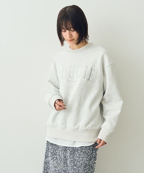 【セール】裏起毛刺繍ロゴスウェット（スウェット）｜YECCA VECCA（イェッカヴェッカ）