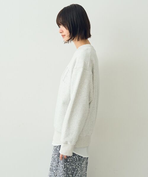 【セール】裏起毛刺繍ロゴスウェット（スウェット）｜YECCA VECCA（イェッカヴェッカ）