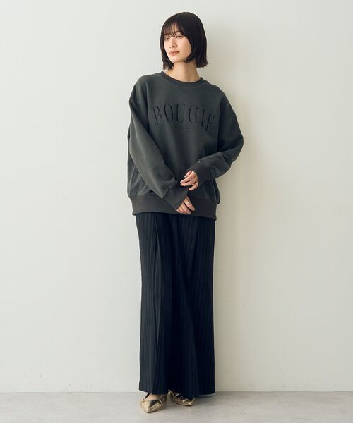 【セール】裏起毛刺繍ロゴスウェット（スウェット）｜YECCA VECCA（イェッカヴェッカ）