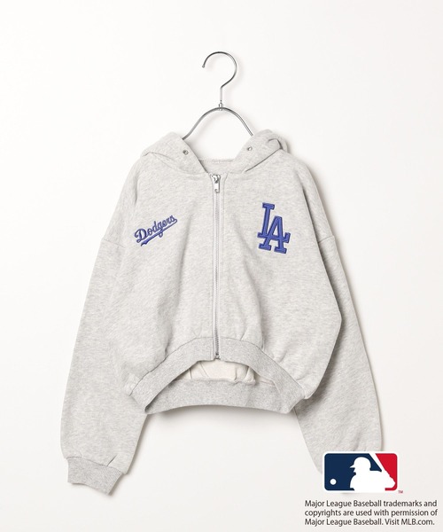 10C REPIPI（ジューシーレピピ）の「【10C REPIPI】【MLB】ワッペンパーカー（パーカー・キッズ・グレー/オートミール/ブラック・130cm/120cm/110cm）」の3枚目の写真