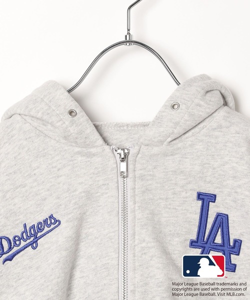 10C REPIPI（ジューシーレピピ）の「【10C REPIPI】【MLB】ワッペンパーカー（パーカー・キッズ・グレー/オートミール/ブラック・130cm/120cm/110cm）」の5枚目の写真