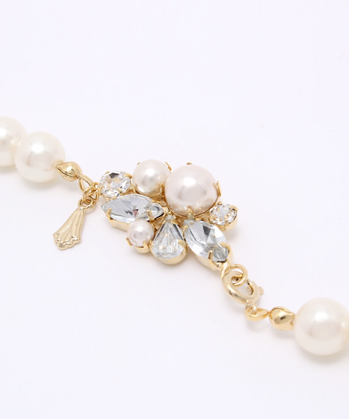 Phoebe（フィービィー）の「ブルーミングロングパールネックレス/２wayデザイン/全長:105.5cm（ネックレス・レディース・ホワイト・FREE）」の4枚目の写真