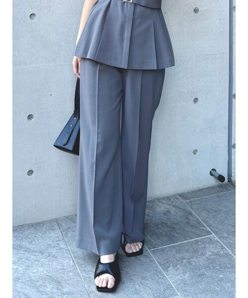 【SET UP対応】センプレワイドパンツ（スラックス）｜MURUA（ムルーア） 7,663円