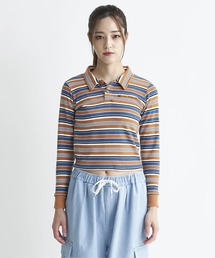 24 WS TELECO SHORT P/DCレディースショート丈ポロシャツ