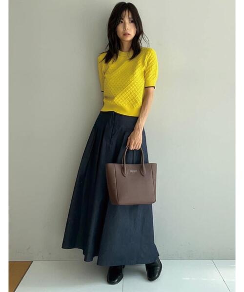 DRESSTERIOR(ドレステリア)の「◆【接触冷感/吸水速乾】クールタッチデニムライクタックスカート(スカート・レディース・ネイビー・34/36/38/40)」の21枚目の写真