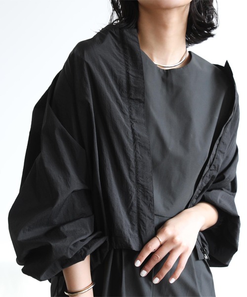 ドローストリングブルゾン/ラッシュガード