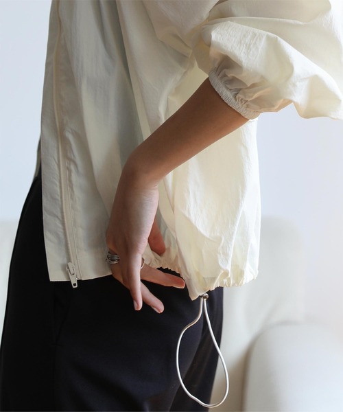 ドローストリングブルゾン/ラッシュガード