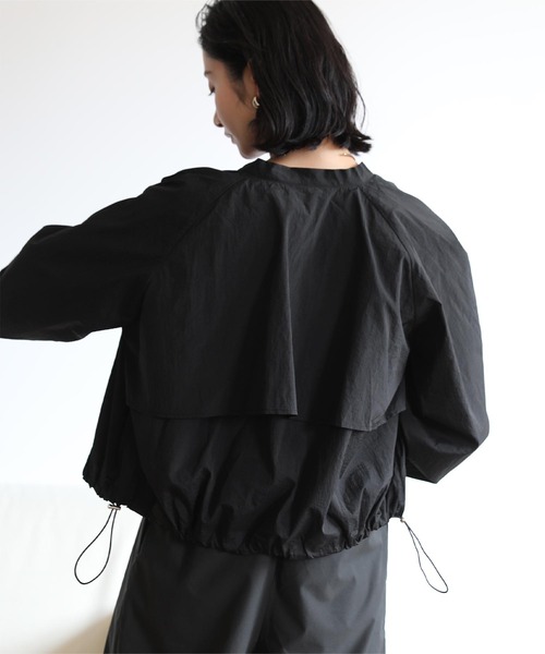 ドローストリングブルゾン/ラッシュガード